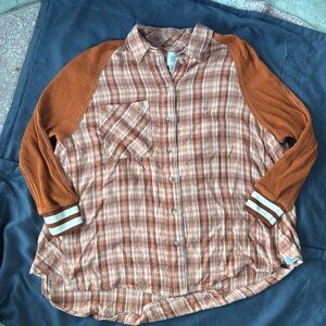 BDG Oversize Flannel Shacket